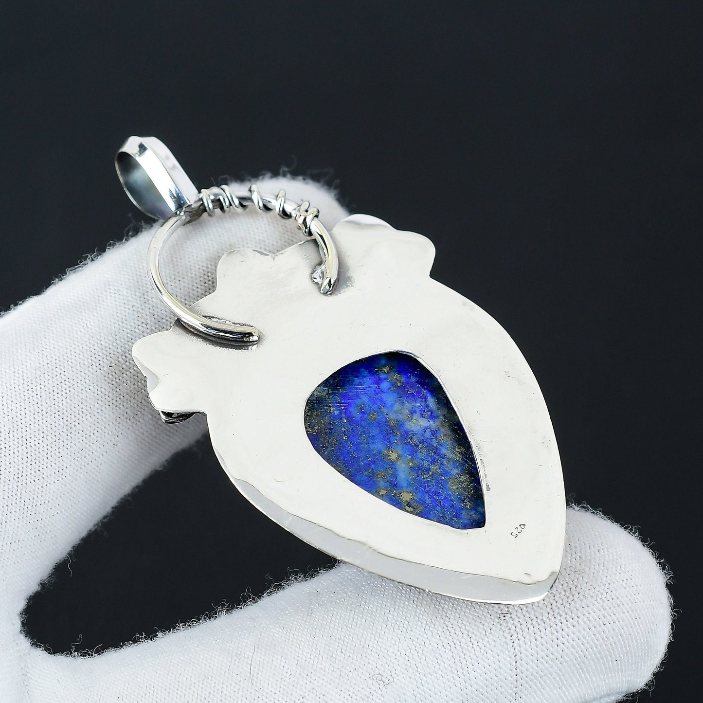 Blue Lapis Lazuli Gemstone Pendant