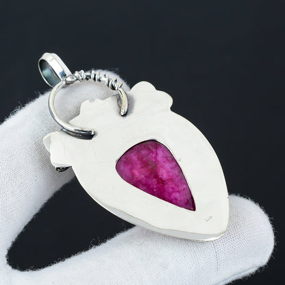 Red Ruby Gemstone Pendant