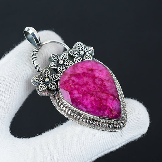 Red Ruby Gemstone Pendant