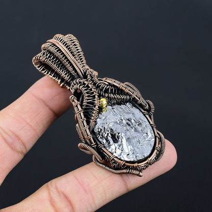Black Shungite Gemstone Pendant