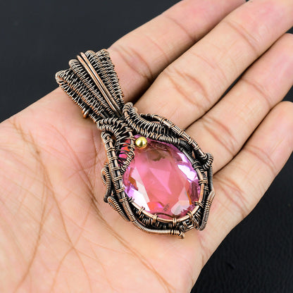 Pink Kunzite Gemstone Pendant