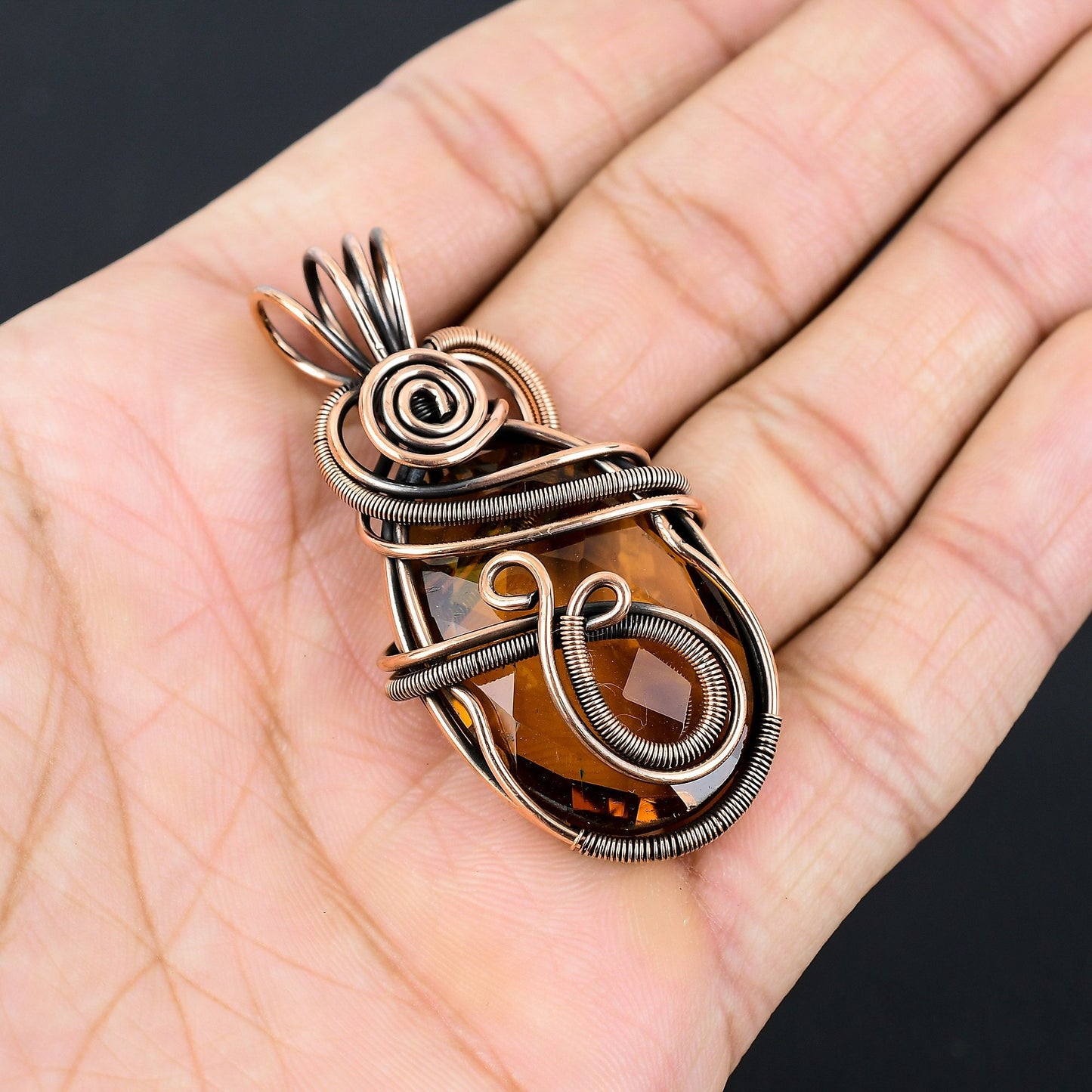 Yellow Citrine Gemstone Pendant