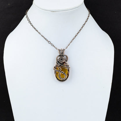 Yellow Citrine Gemstone Pendant