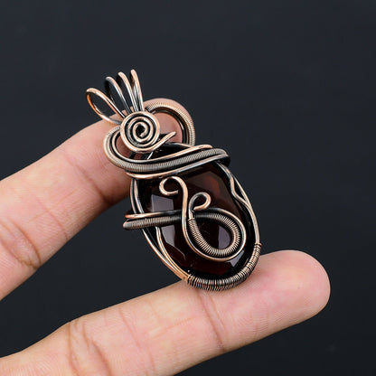 Red Garnet Gemstone Pendant