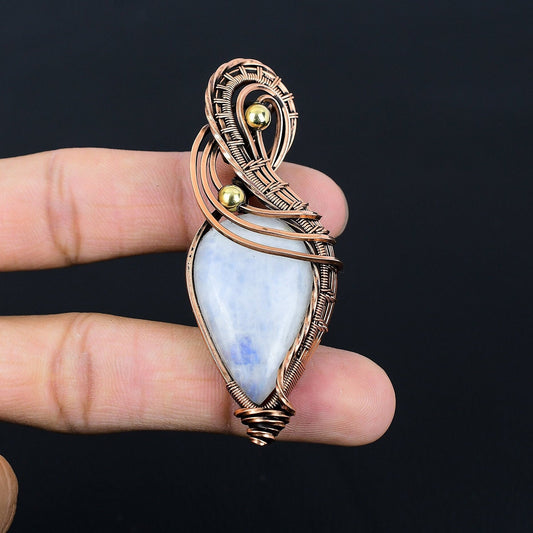 Rainbow Moonstone Gemstone Pendant