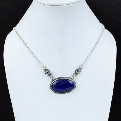 Blue Lapis Lazuli Gemstone Necklace