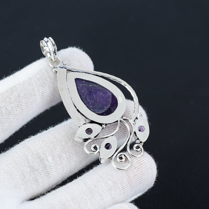 Purple Amethyst Gemstone Pendant