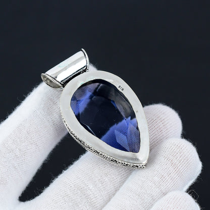 Blue Sapphire Gemstone Pendant