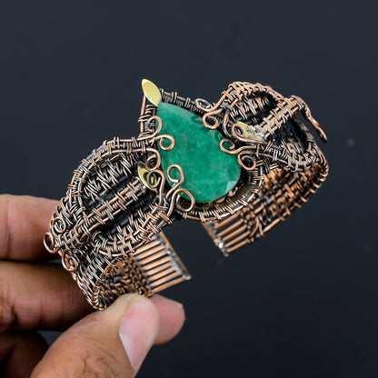 Green Emerald Gemstone Bangle