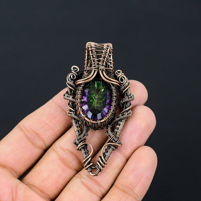Rainbow Mystic Topaz Gemstone Pendant