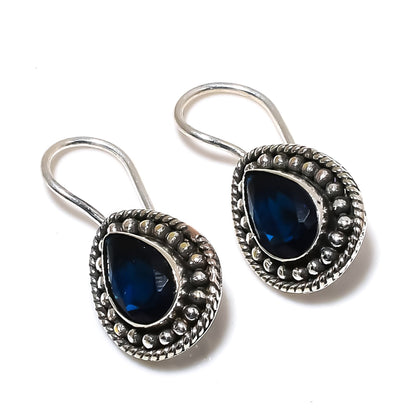 London Blue Topaz Sterling Silver Earrings