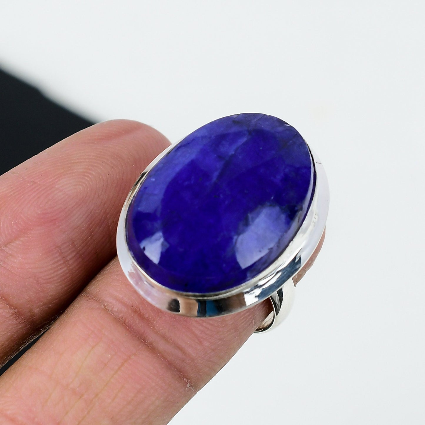 Blue Sapphire Gemstone Ring