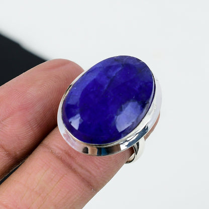 Blue Sapphire Gemstone Ring