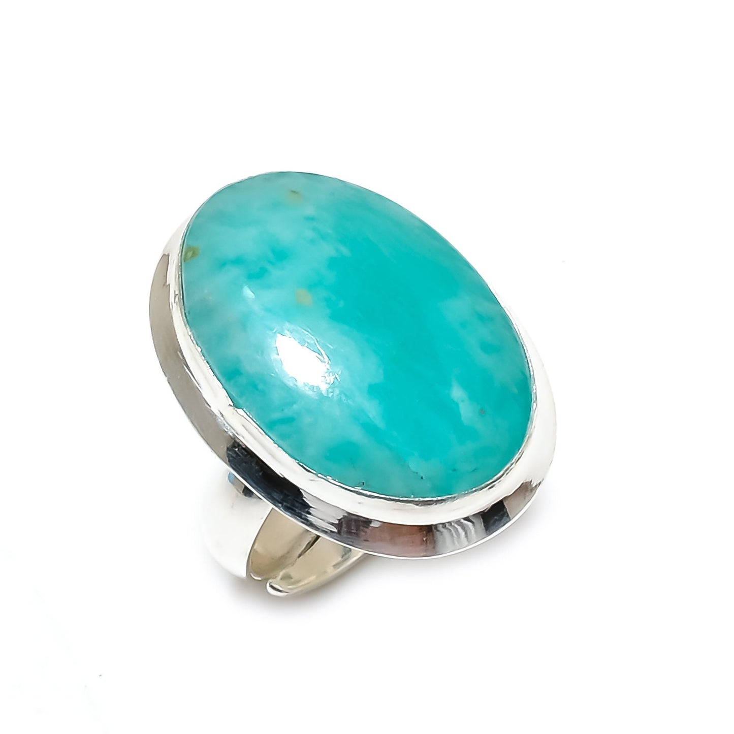 Green Amazonite Gemstone Ring