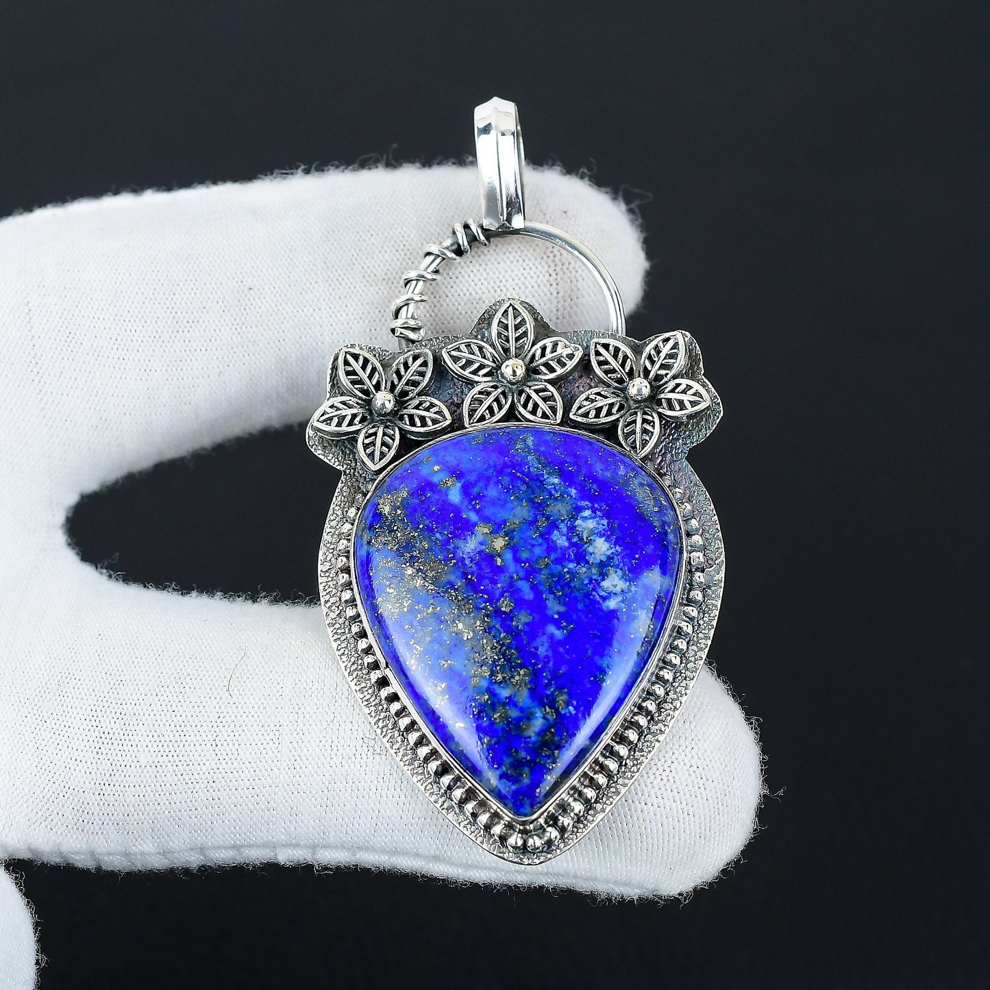 Blue Lapis Lazuli Gemstone Pendant