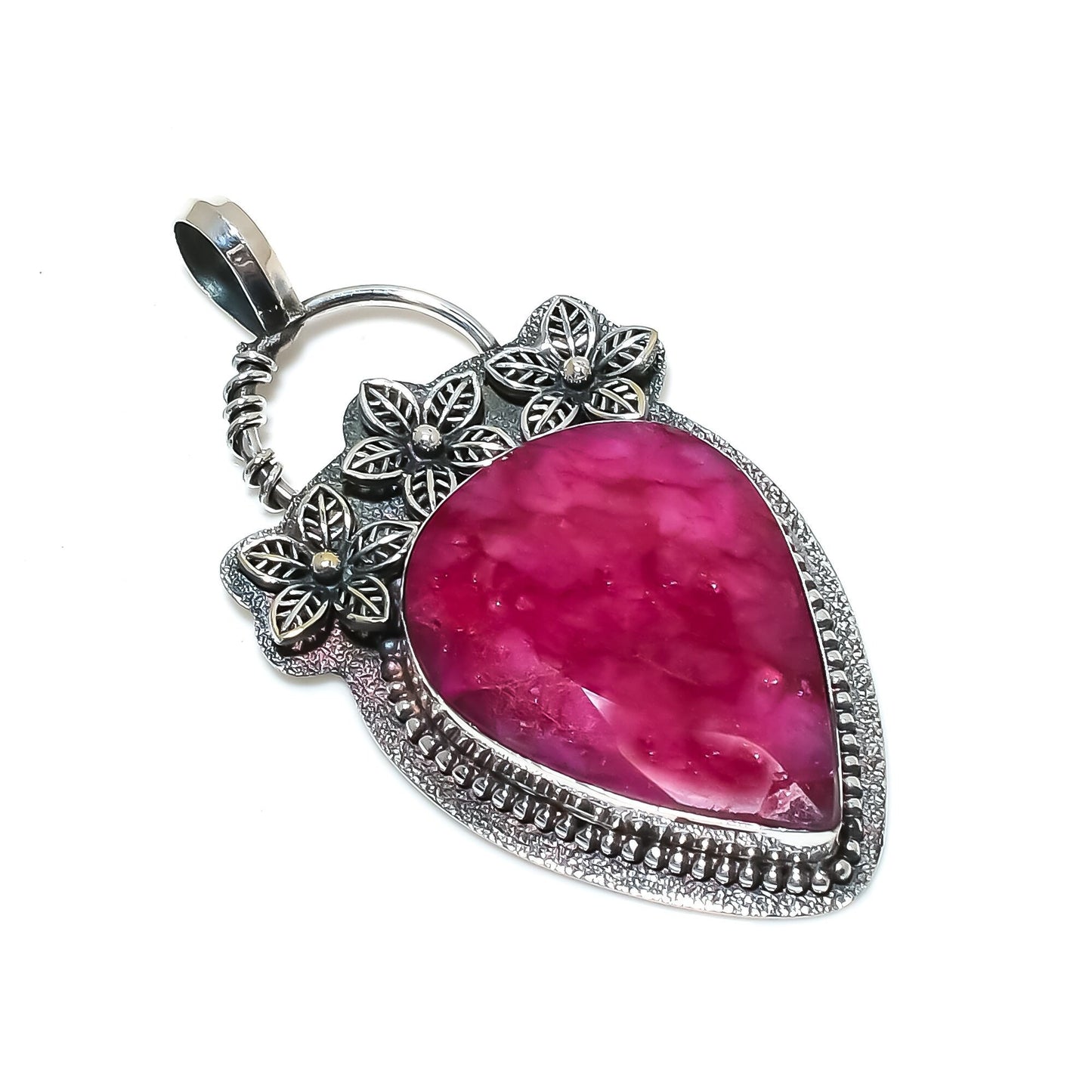 Red Ruby Gemstone Pendant