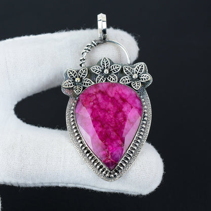 Red Ruby Gemstone Pendant