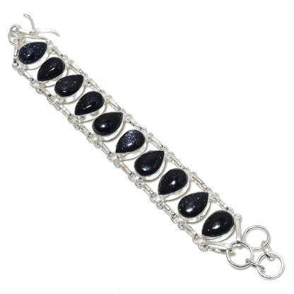 Blue Sunstone Gemstone Bracelet