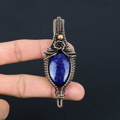 Blue Lapis Lazuli Gemstone Pendant