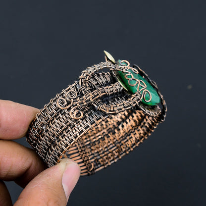 Green Emerald Gemstone Bangle
