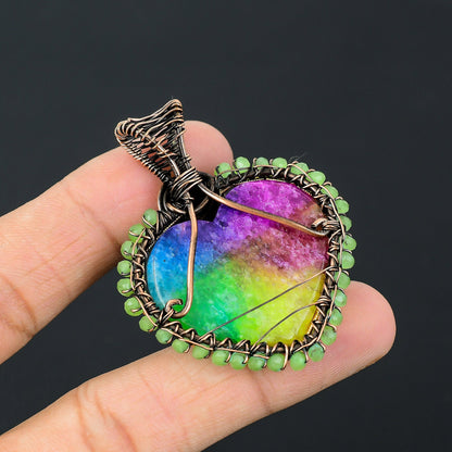 Rainbow Solar Quartz Gemstone Pendant
