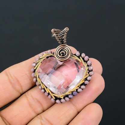 Pink Kunzite Gemstone Pendant