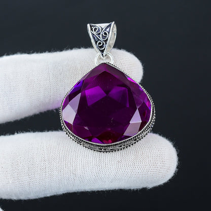 Pink Mystic Topaz Gemstone Pendant