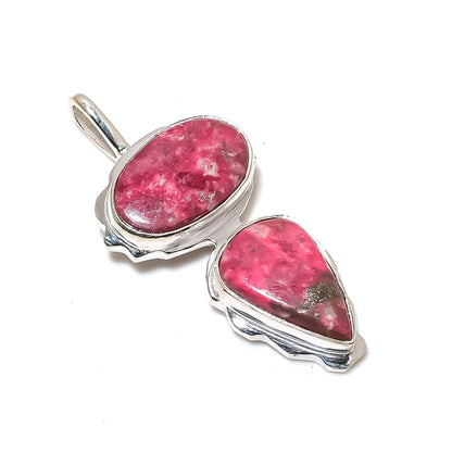 Pink Rhodonite Gemstone Pendant