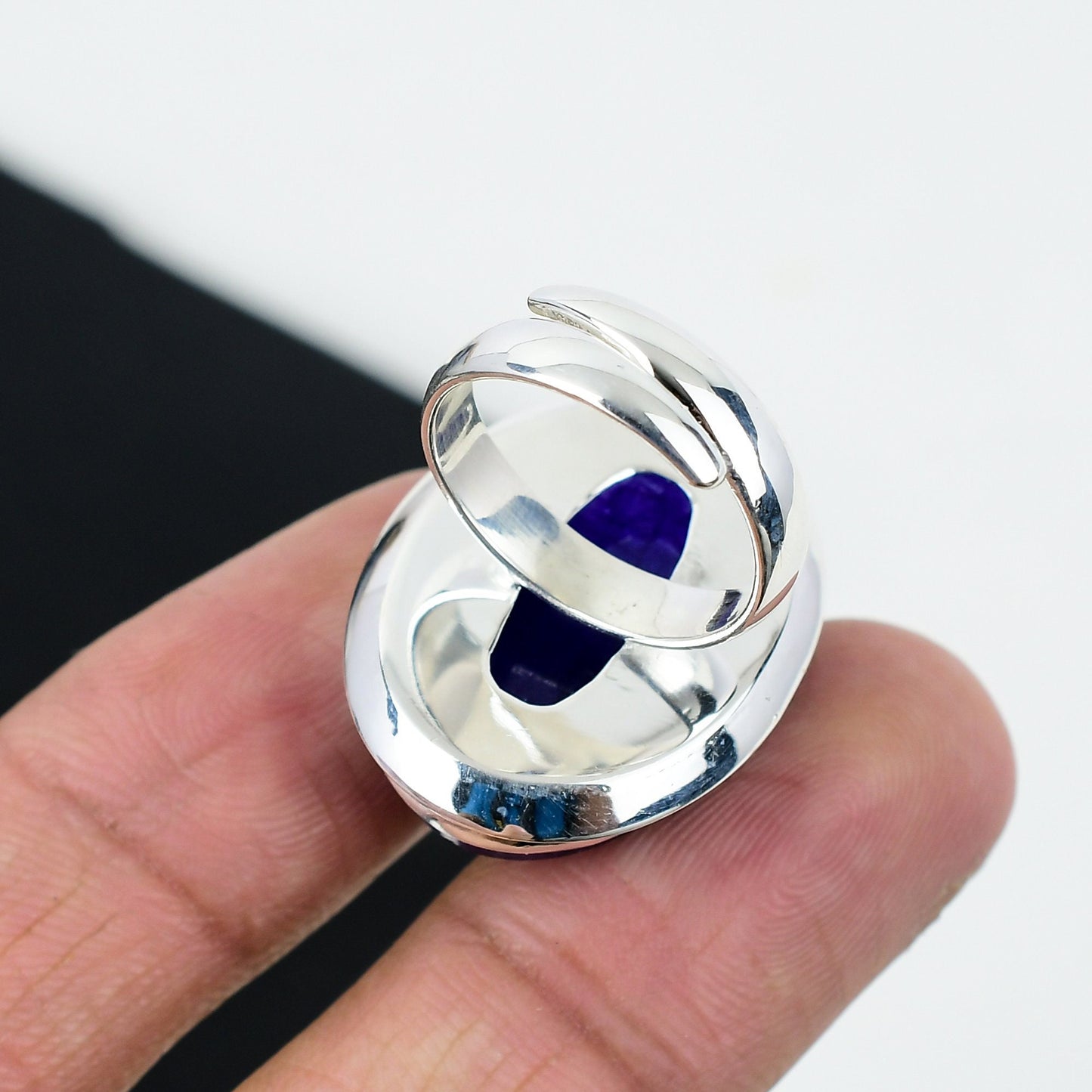 Blue Sapphire Gemstone Ring