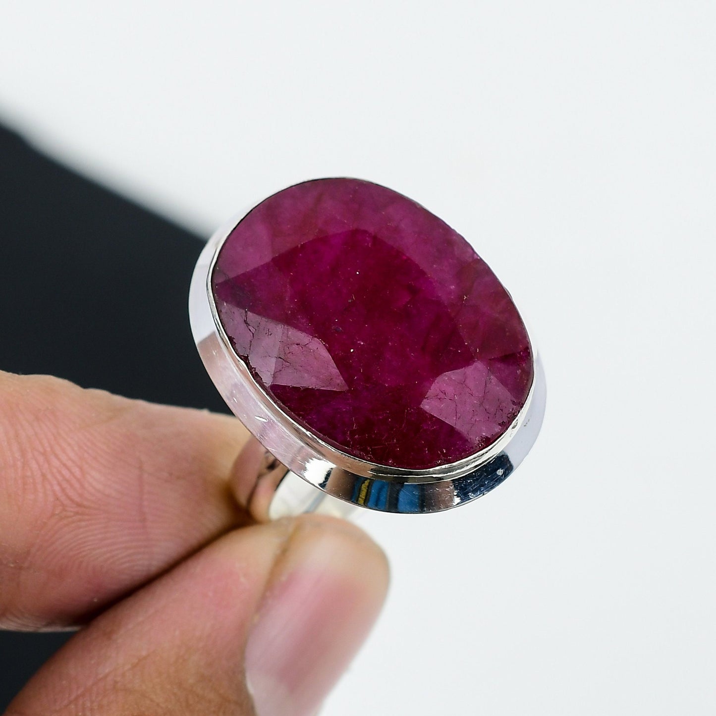 Red Ruby Gemstone Ring