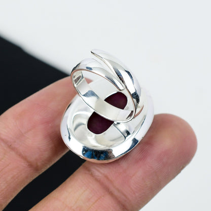 Red Ruby Gemstone Ring