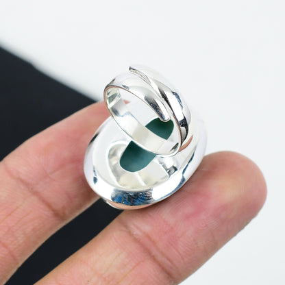 Blue Larimar Gemstone Ring