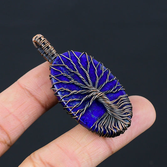 Blue Lapis Lazuli Gemstone Pendant