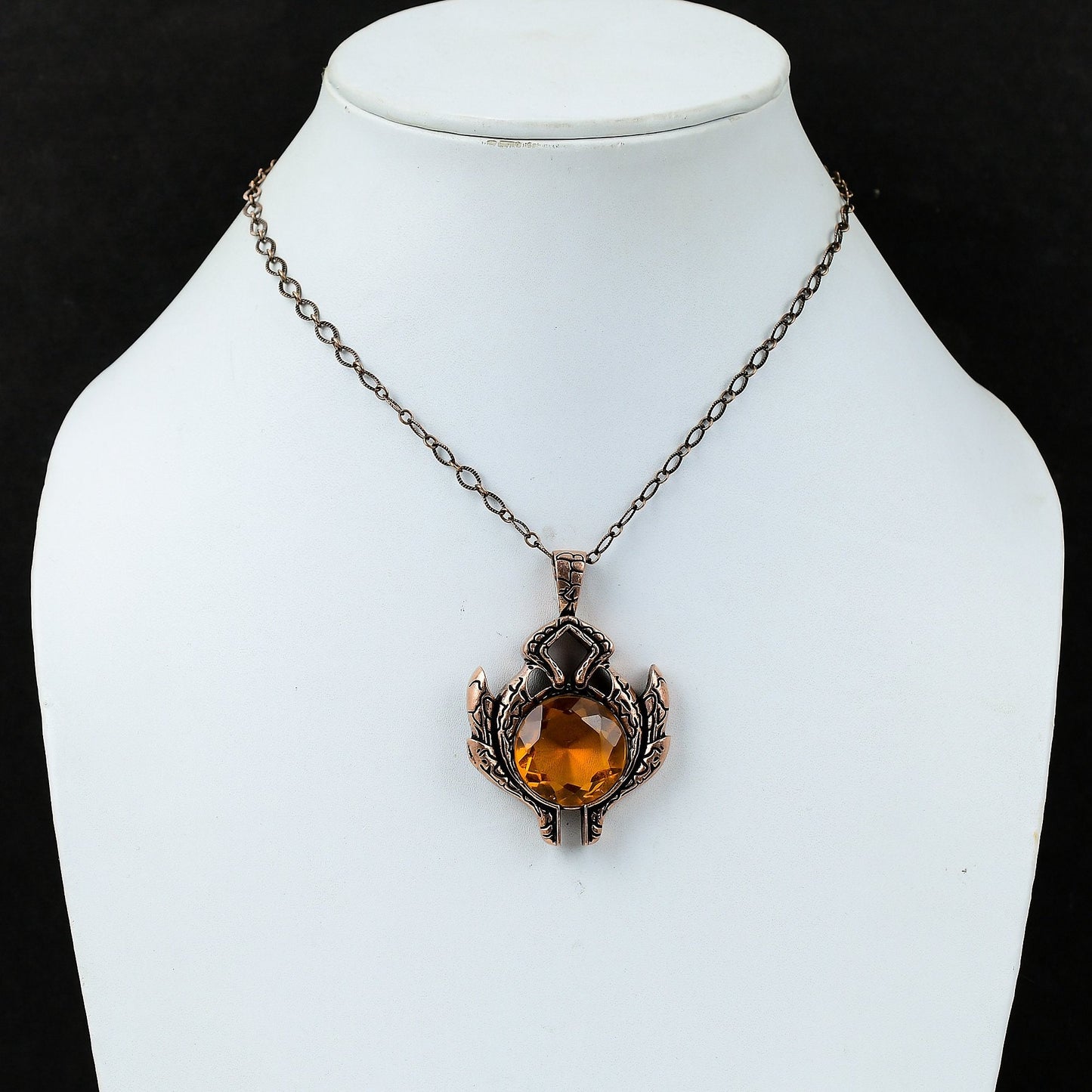 Yellow Citrine Gemstone Pendant
