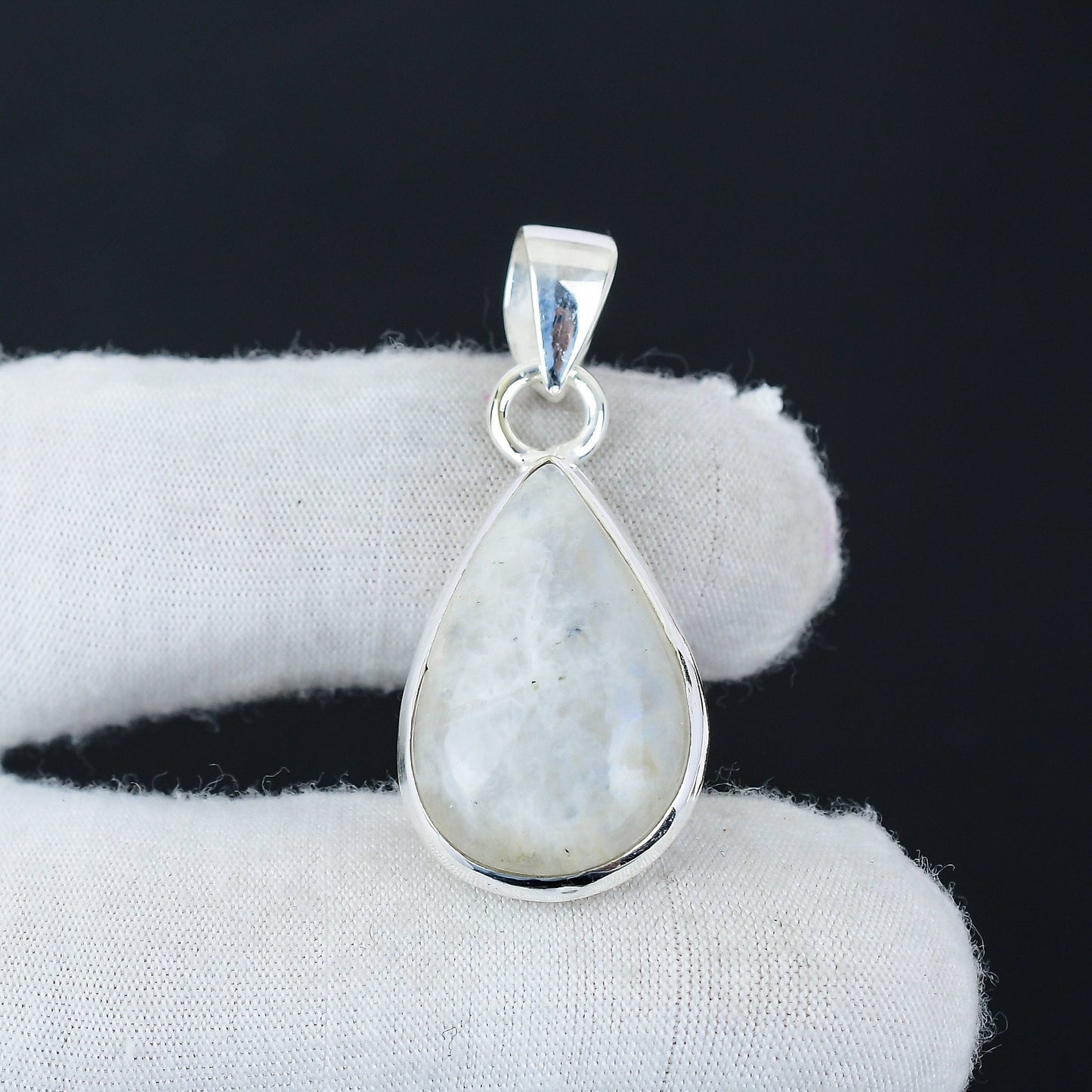 Rainbow Moonstone Gemstone Pendant