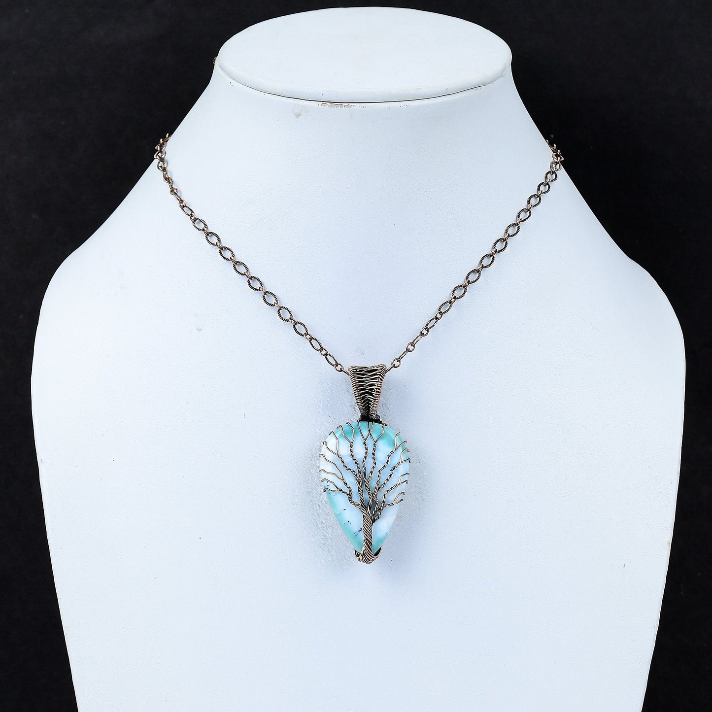 Blue Larimar Gemstone Pendant