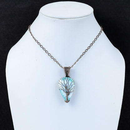 Blue Larimar Gemstone Pendant