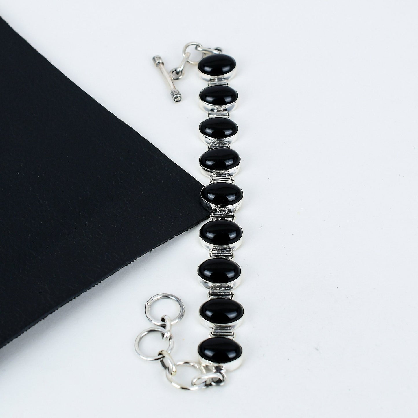 Black Onyx Gemstone Bracelet