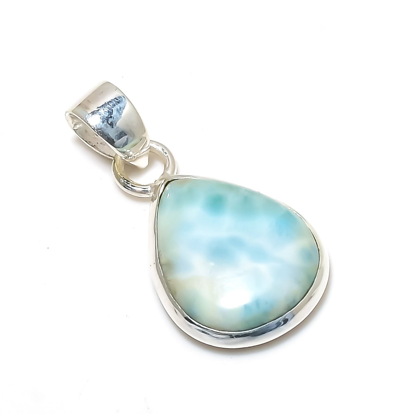 Blue Larimar Gemstone Pendant