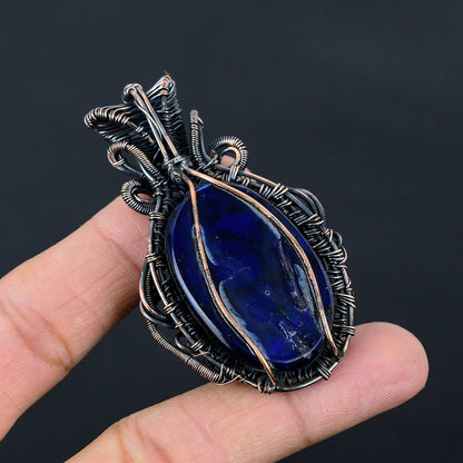 Blue Labradorite Gemstone Pendant
