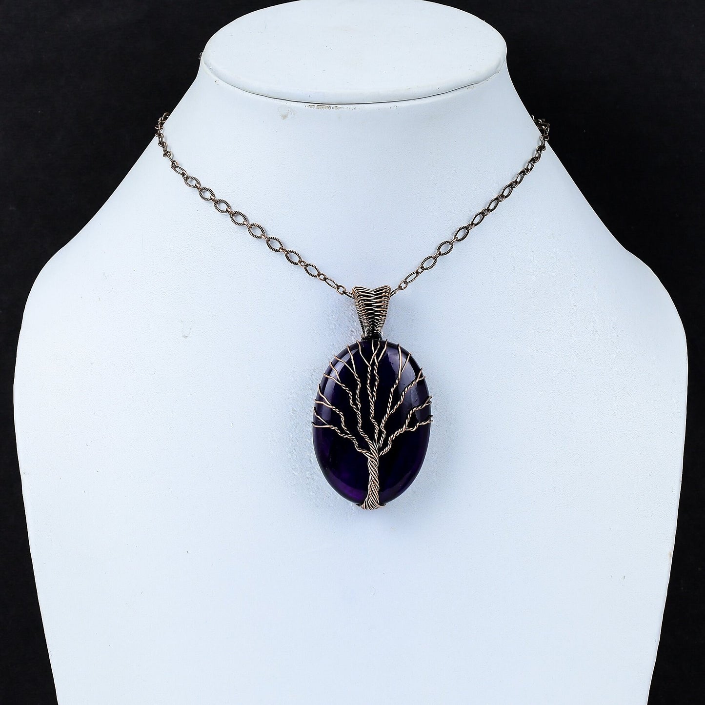 Purple Flash Labradorite Gemstone Pendant