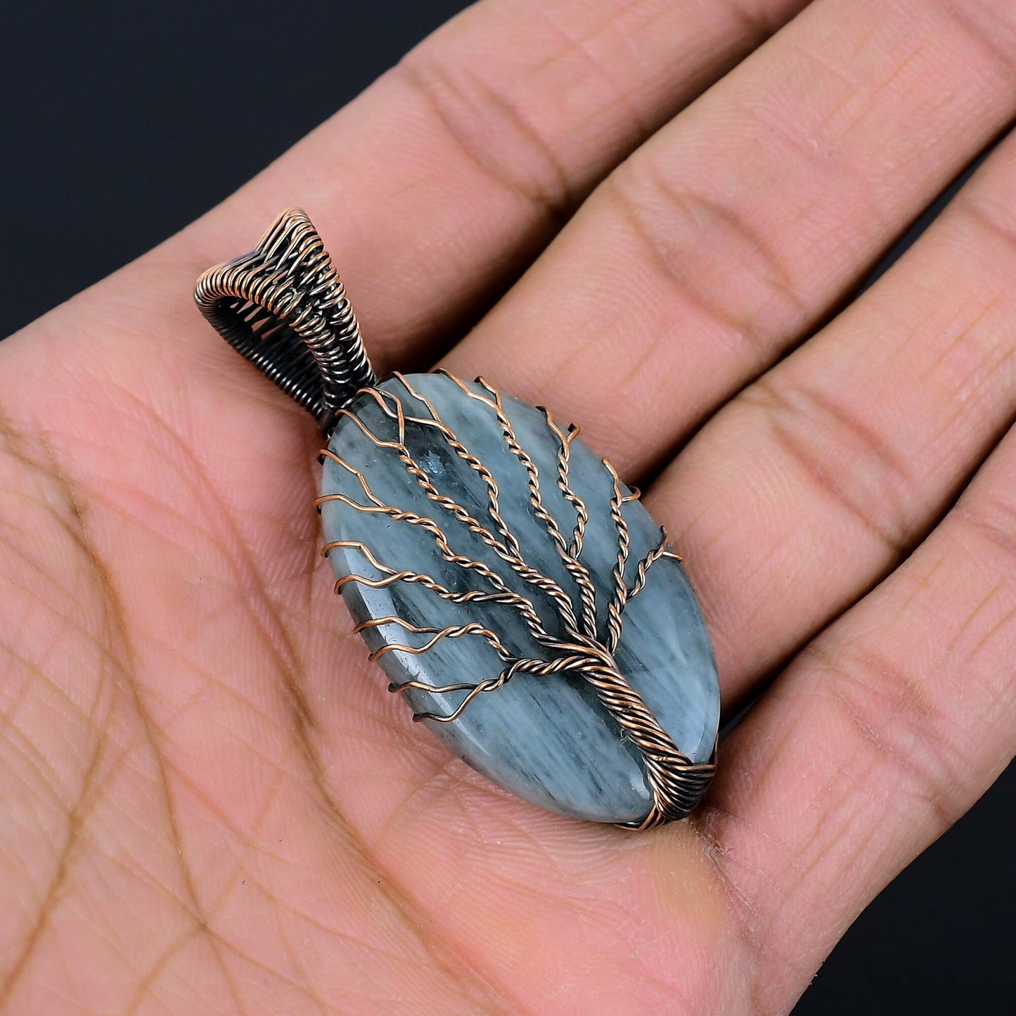 Aquamarine Blue Gemstone Pendant