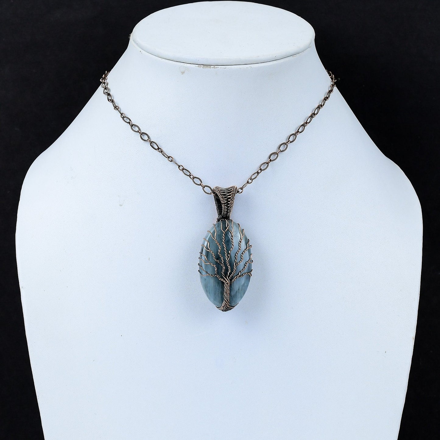 Aquamarine Blue Gemstone Pendant