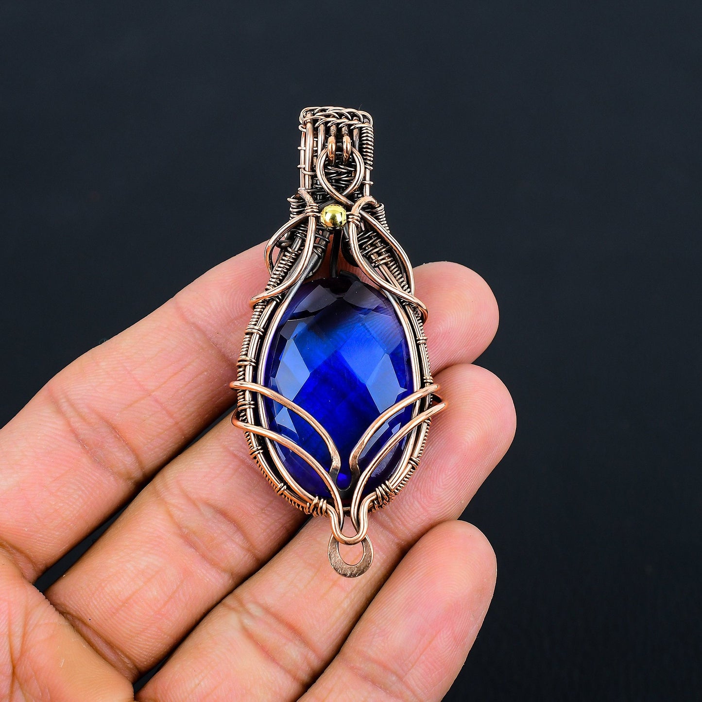 Blue Tanzanite Gemstone Pendant