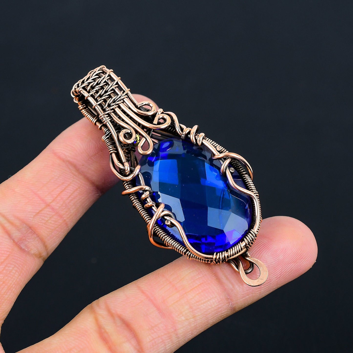 Blue Tanzanite Gemstone Pendant