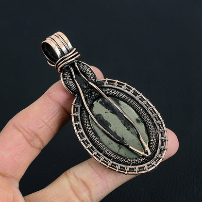 Gold Pyrite Gemstone Pendant