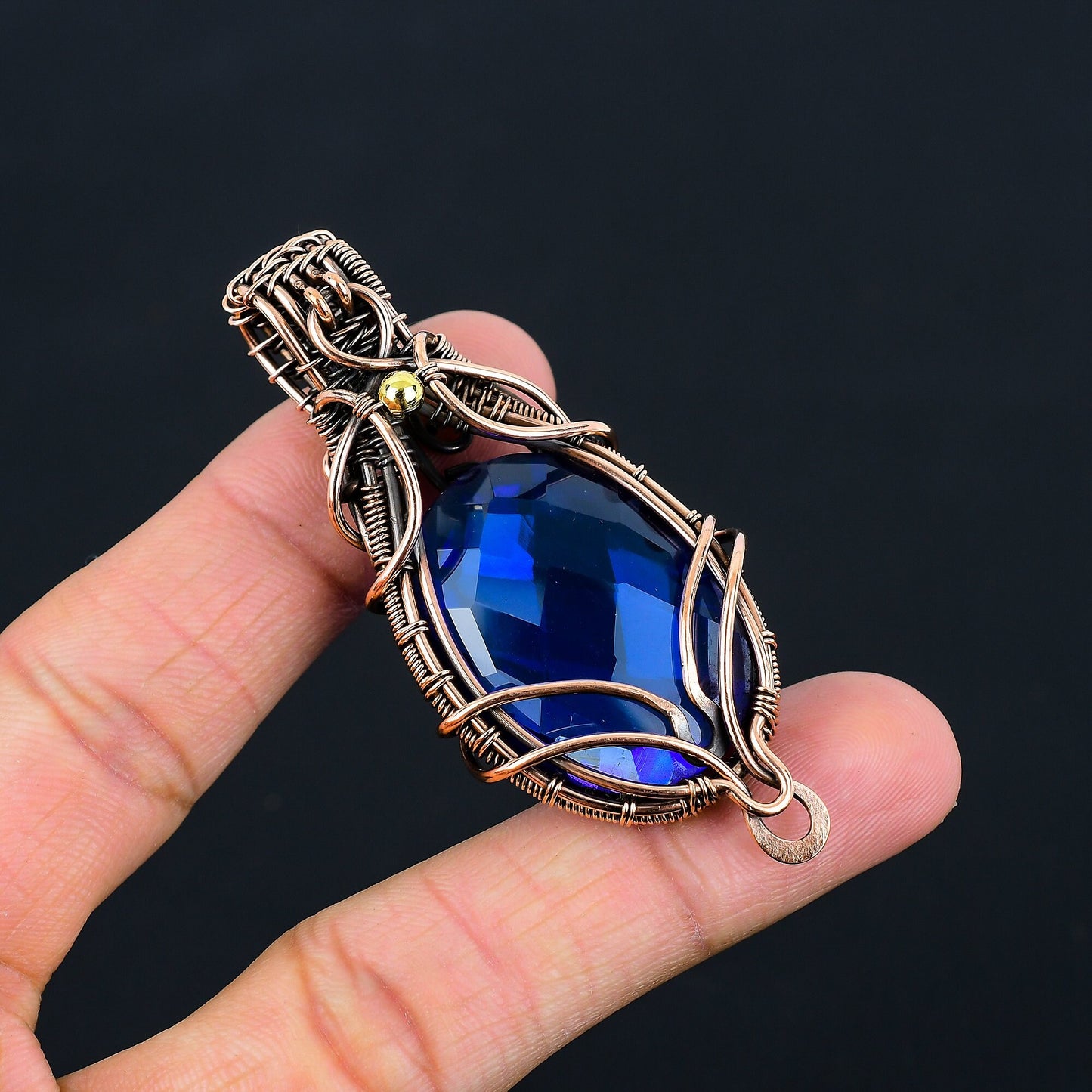 Blue Tanzanite Gemstone Pendant