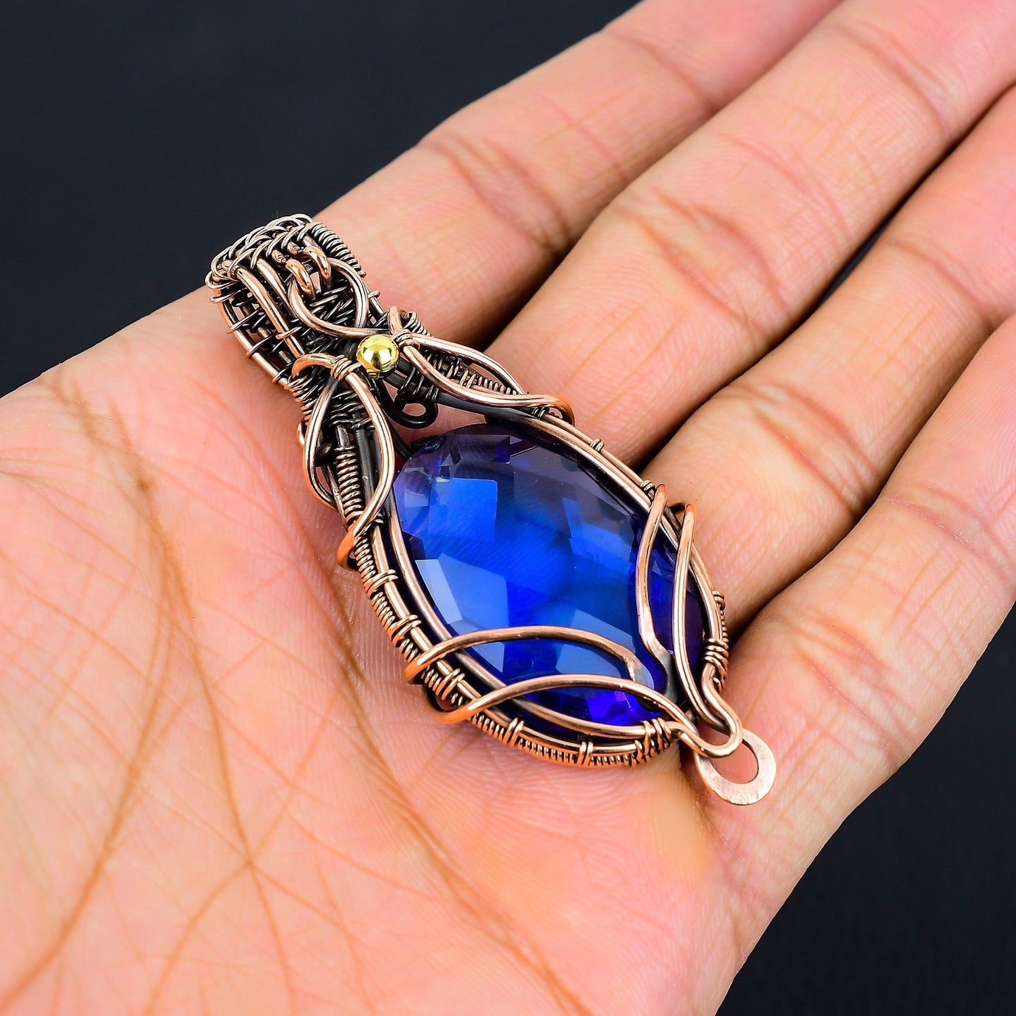 Blue Tanzanite Gemstone Pendant