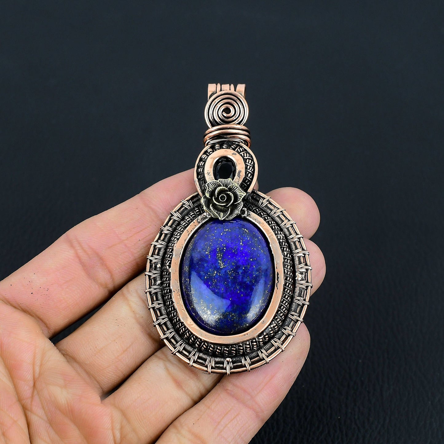 Blue Lapis Lazuli Gemstone Pendant