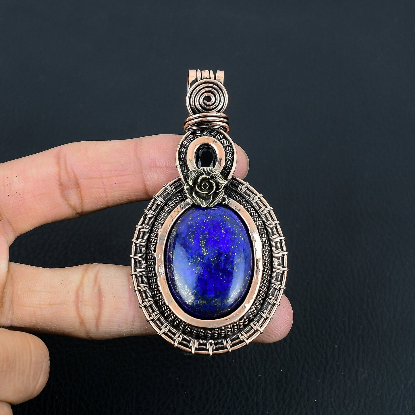 Blue Lapis Lazuli Gemstone Pendant